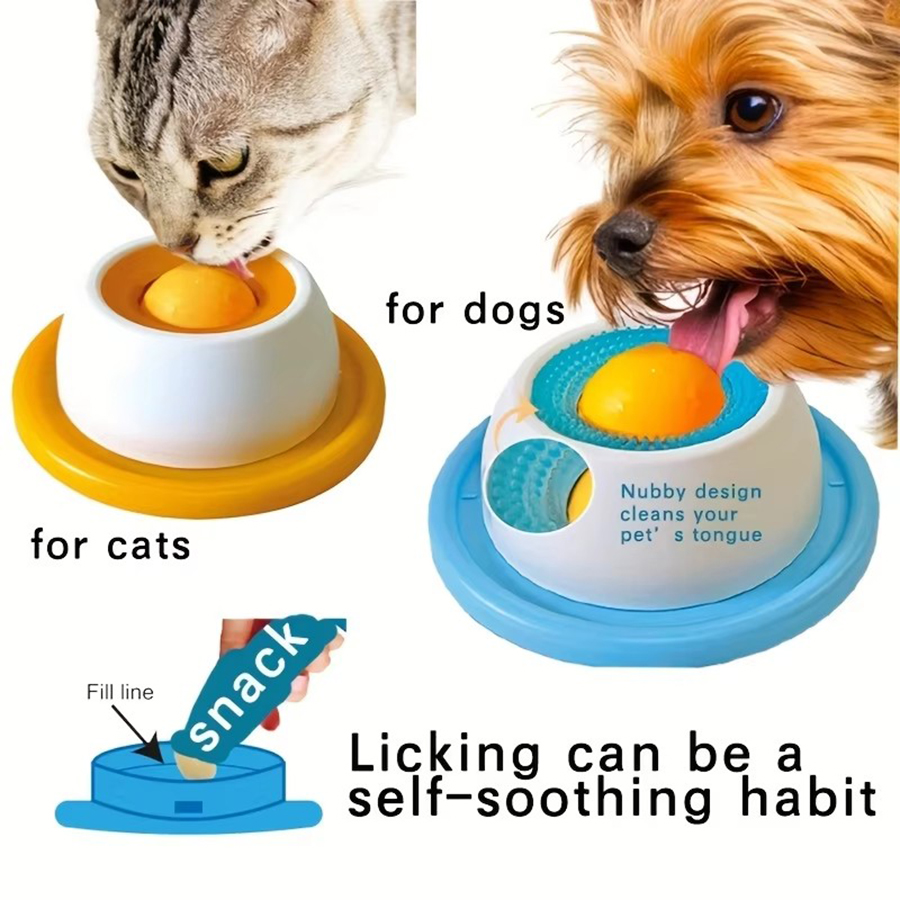 Indestructible Dog Chew Toy - لعبة لعق للحيوانات الأليفة، موزع طعام