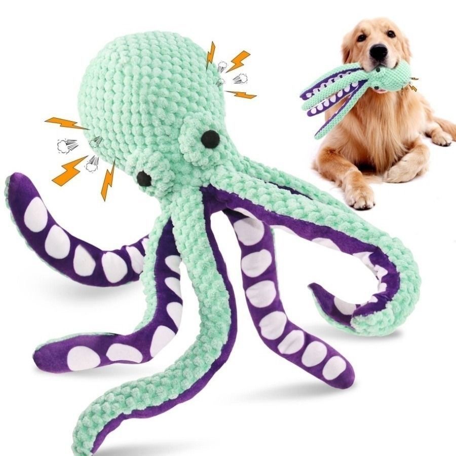 لعبة كلب على شكل أخطبوط مصنوعة - مراجعة Indestructible Dog Chew Toy وسعره