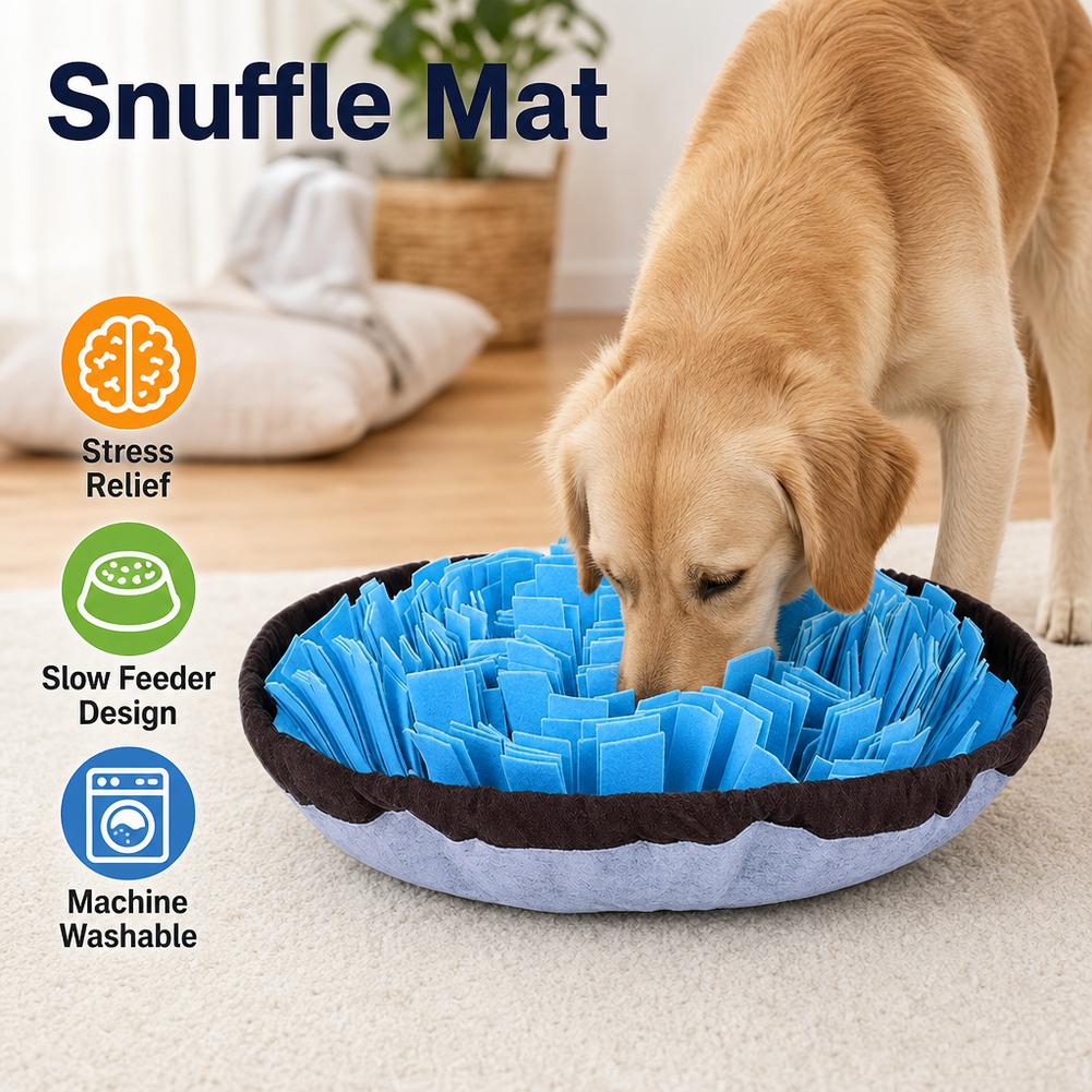 حصيرة تدريب للكلاب، لعبة تفاعل - مراجعة Dog Puzzle Feeder Toy وسعره