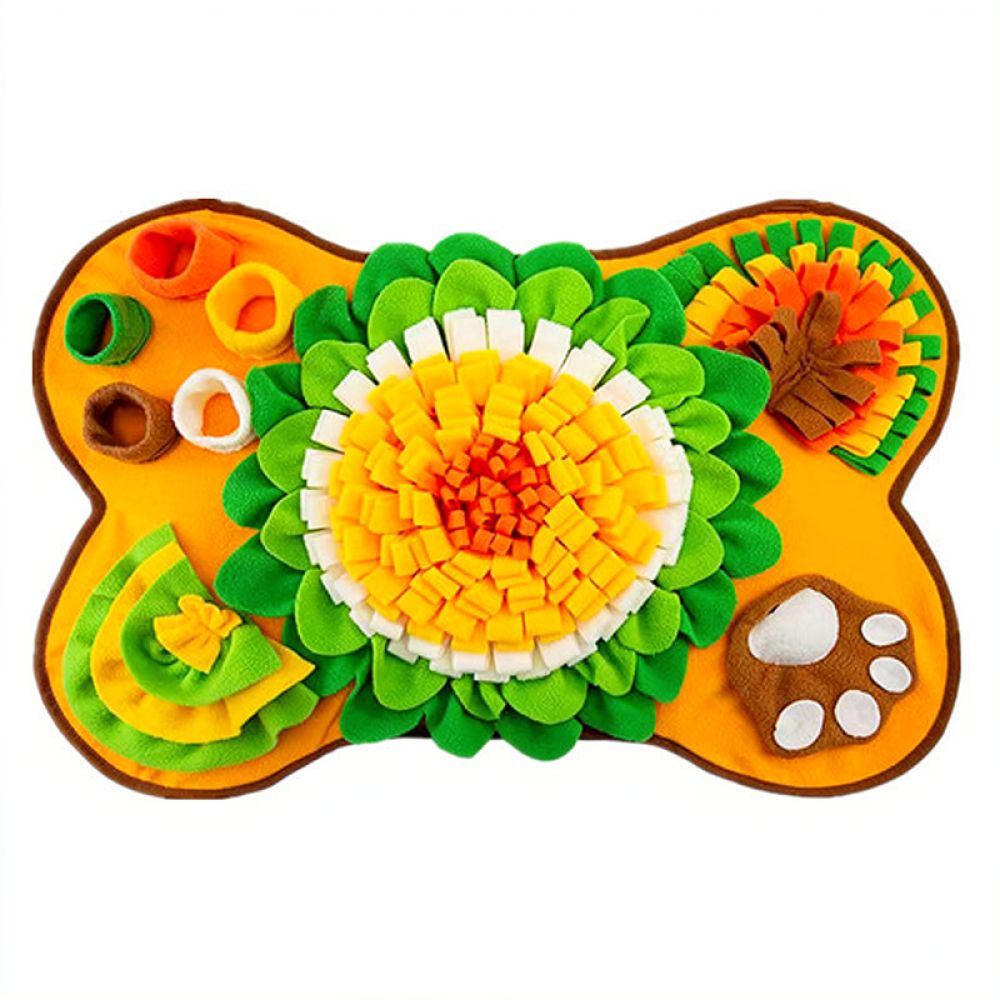 حصيرة تدريب للكلاب على شكل عظم - مراجعة Dog Puzzle Feeder Toy وسعره